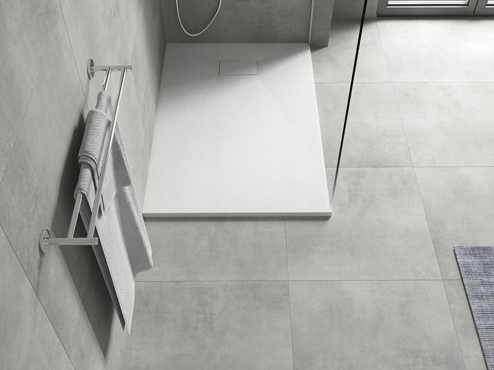 MEXEN HUGO BRODZIK PROSTOKĄTNY SMC STRUKTURA KAMIENIA 100 x 80 CM