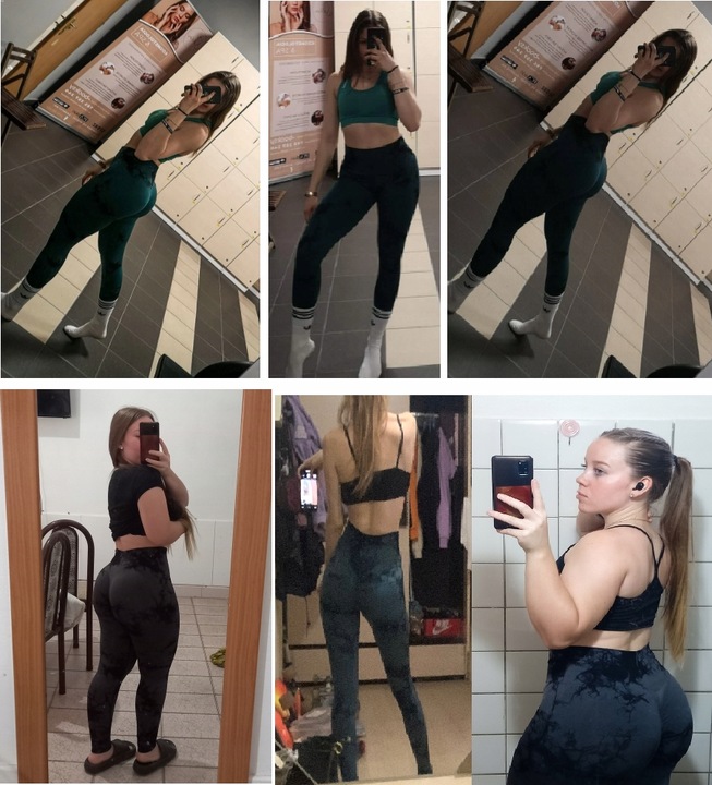 MAKSYMALNIE POWIĘKSZAJĄCE LEGGINSY PUSH UP GYM S