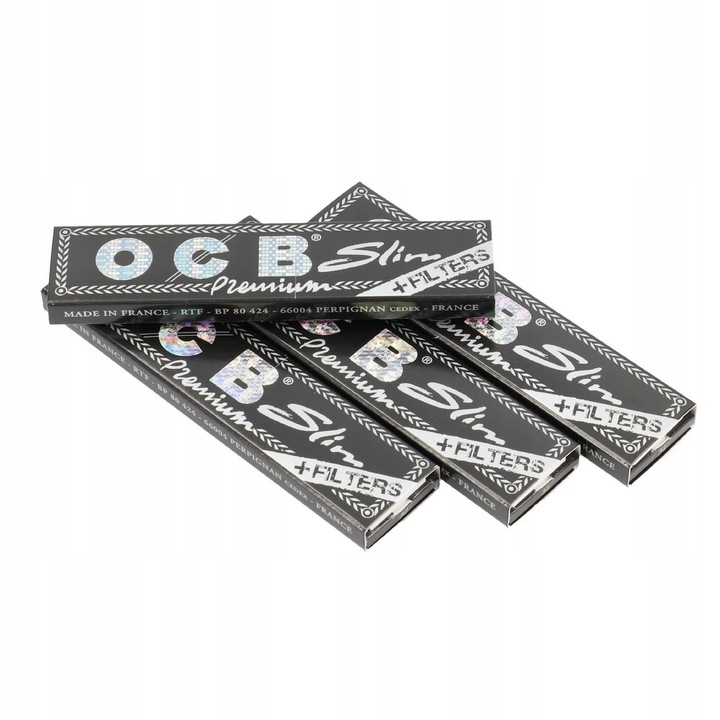 Bibułka OCB PREMIUM SLIM king size + FILTRY 32szt. BOX
