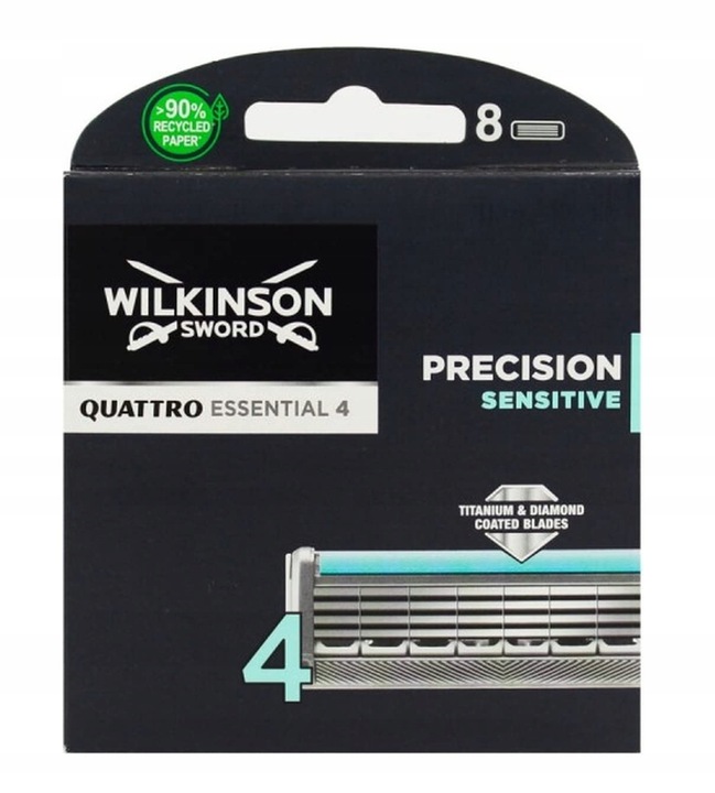 WILKINSON QUATTRO TITANIUM SENSITIVE WKŁADY 8 sztuk