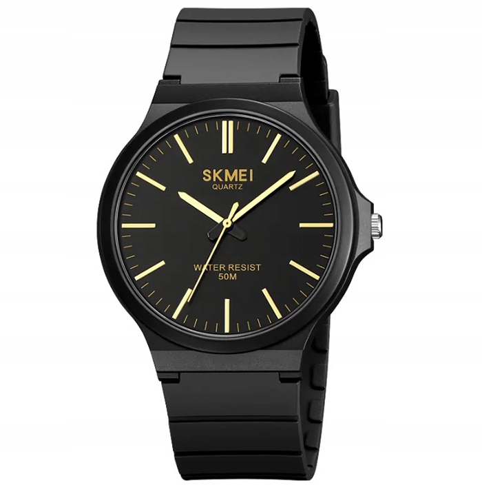 Zegarek męski SKMEI analogowy pasek skóra