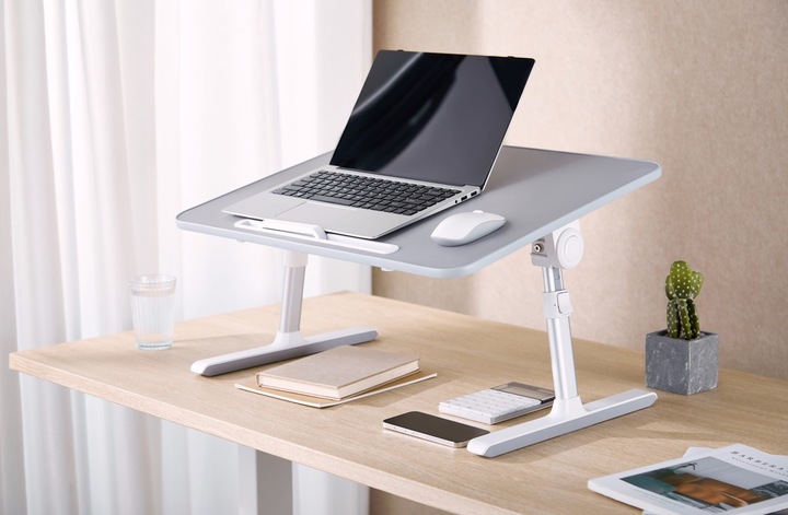 Elegancki Stolik PODSTAWKA STOJAK pod LAPTOPA Regulacja Wysokości Duży Blat