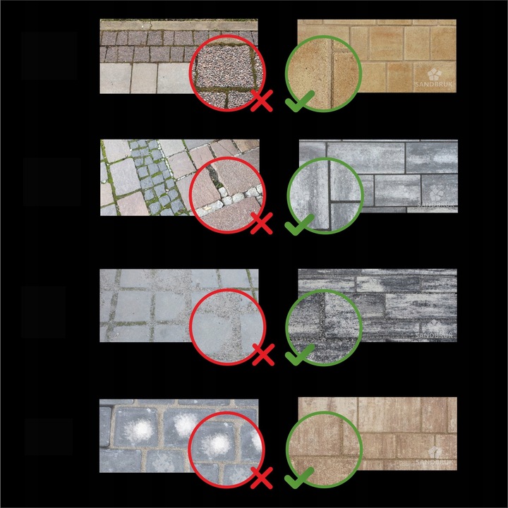 Piasek Polimerowy SandBruk Fuga Do Kostki Brukowej Płyt Jasny Szary 20