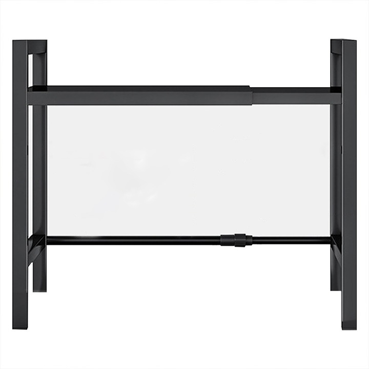 Półka stojak na mikrofalówkę regał kuchenny regulowany kuchenny stal