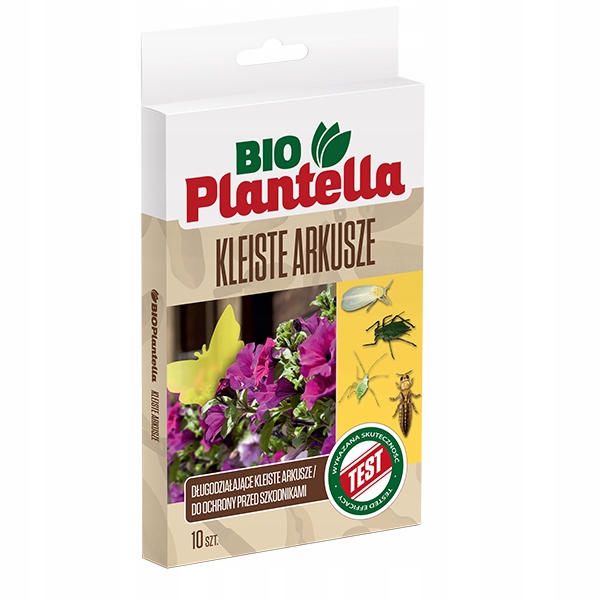 KLEISTE ARKUSZE LEP NA MSZYCE WCIORNIASTKI MĄCZNIAKI MUCHY INNE SZKODNIKI