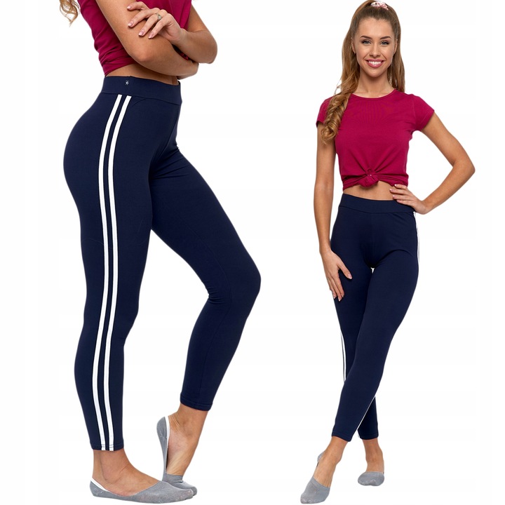 Moraj Legginsy długie z Lampasem 1200-016 Gr L/XL