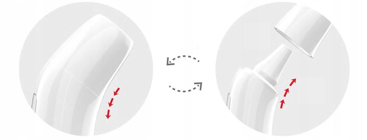 MEDYCZNY termometr bezdotykowy podczerwień do ucha czoła JUMPER JPD-FR403