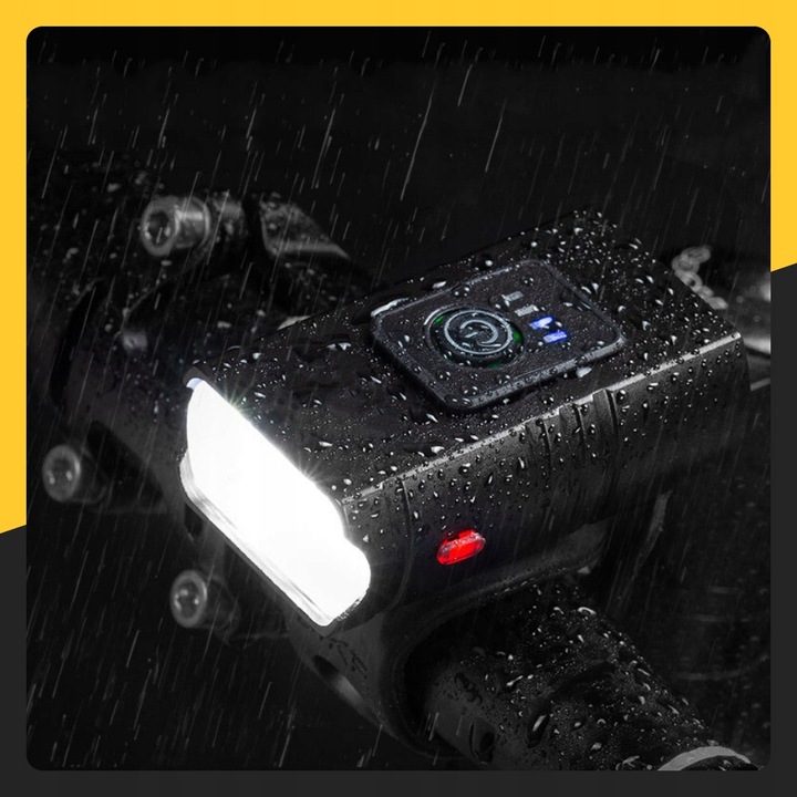 LAMPKA ROWEROWA PRZEDNIA TYLNA LED PRZÓD AKUMULATOROWA ZESTAW LAMPEK USB