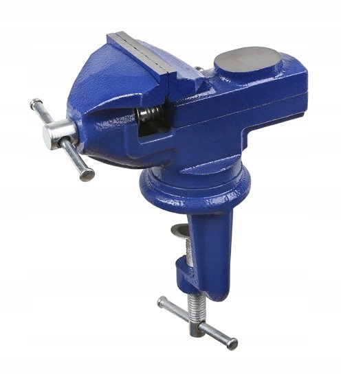 IMADŁO ŚLUSARSKIE OBROTOWE 360 Z KOWADŁEM ŻELIWNE STOŁOWE MOCNE