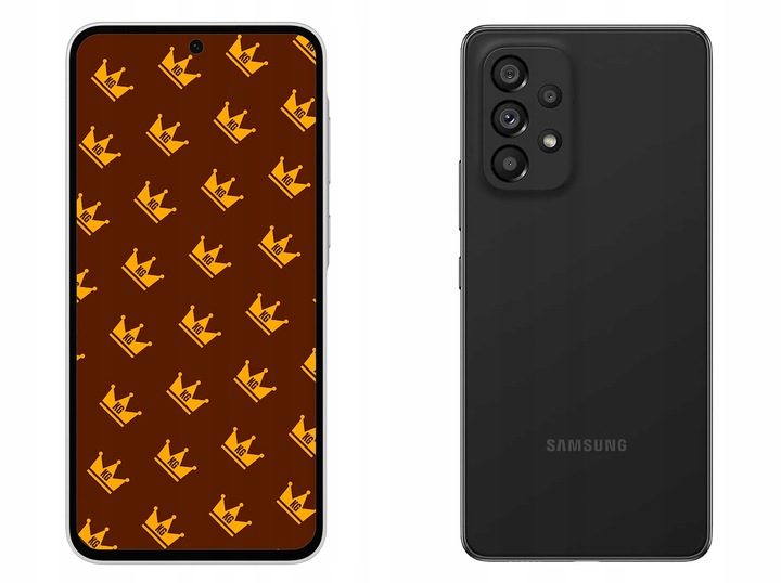 ETUI Z KLAPKĄ DO SAMSUNG GALAXY A53 5G CZARNE ZAMYKANE MAGNETYCZNE + SZKŁO