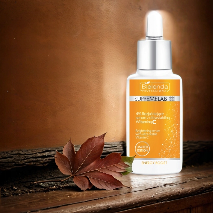 BIELENDA SERUM DO TWARZY SUPREMELAB 4% ROZJAŚNIAJĄCE Z WITAMINĄ C 30ML