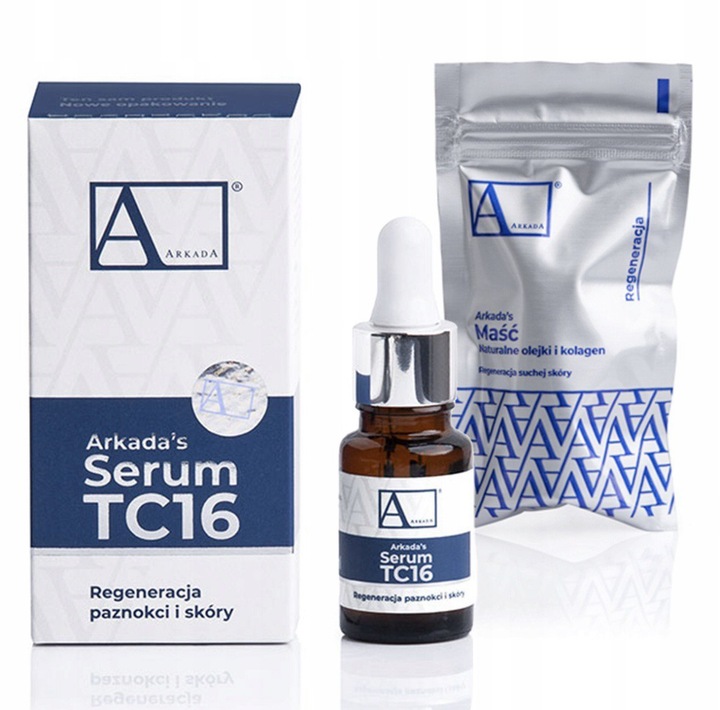 Arkada TC16 serum kolagenowe 11 ml.DO 08-2027 + Próbka Maść na Skórę 3g.