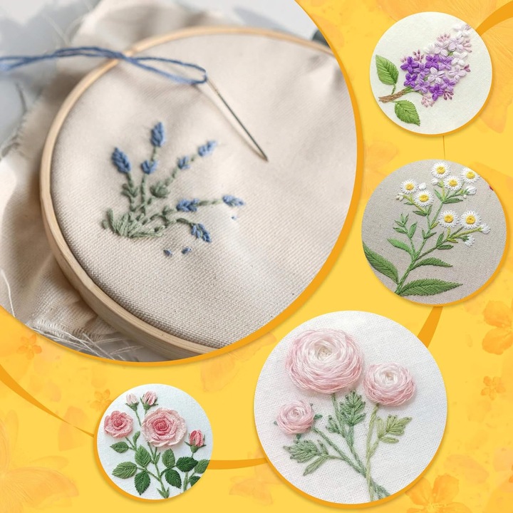 MULINA ZESTAW MULIN 150 szt KOLOROWA DO BRANSOLETEK WYSZYWANIA MULINY NICI