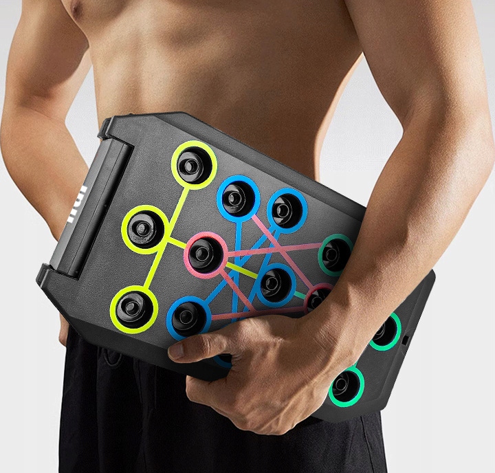 DESKA DO POMPEK PLATFORMA DO ĆWICZEŃ UCHWYTY WIELOFUNKCYJNA PUSH UP