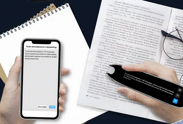 TRANSLATOR TŁUMACZ JĘZYKÓW DŁUGOPIS ELEKTRONICZNY SKANER TEKSTU I MOWY