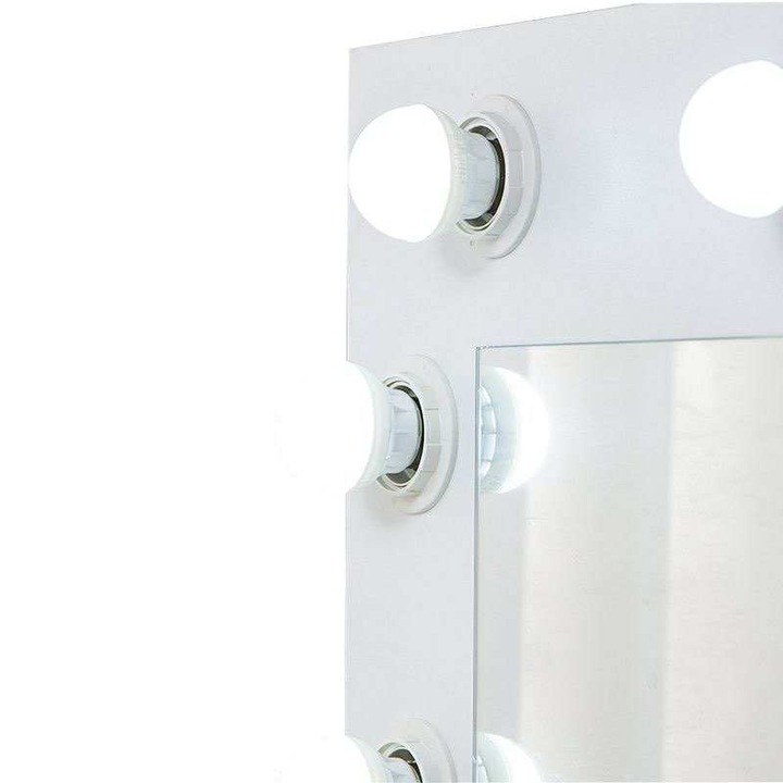 TOALETKA kosmetyczna LUSTRO OŚWIETLENIE 12 LED 94 x 140 x 43cm