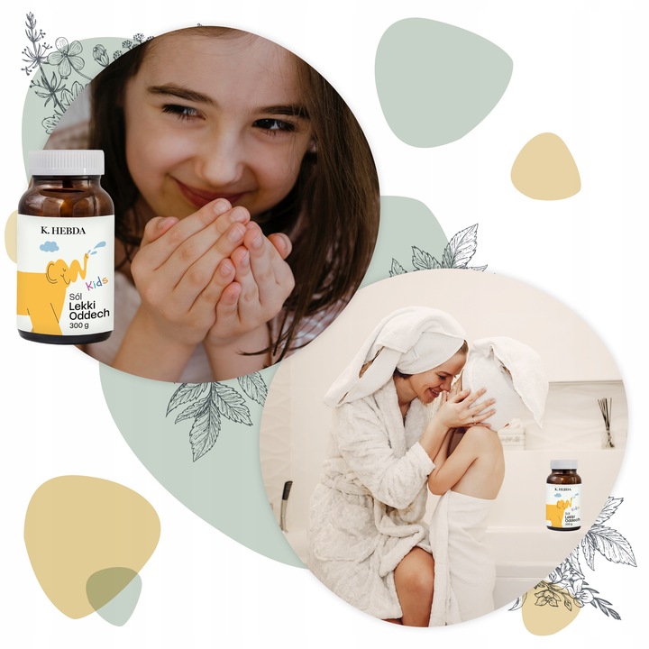 Sól himalajska Do Kąpieli Lekki Oddech Hebda Olejki Eteryczne Naturalna