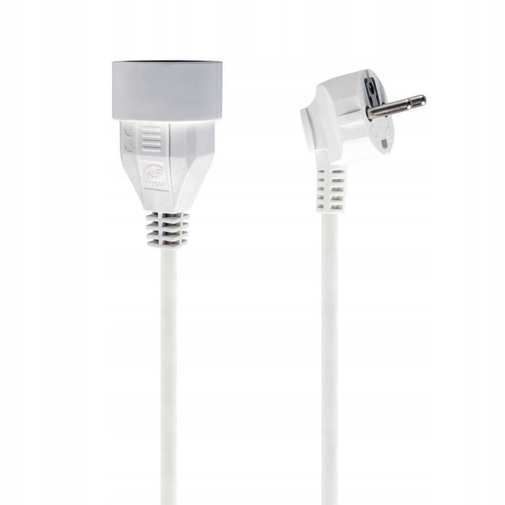 PRZEDŁUŻACZ SIECIOWY AGD MOCNY POJEDYŃCZY KABEL ELEKTRYCZNY 1 GNIAZDO 5 M