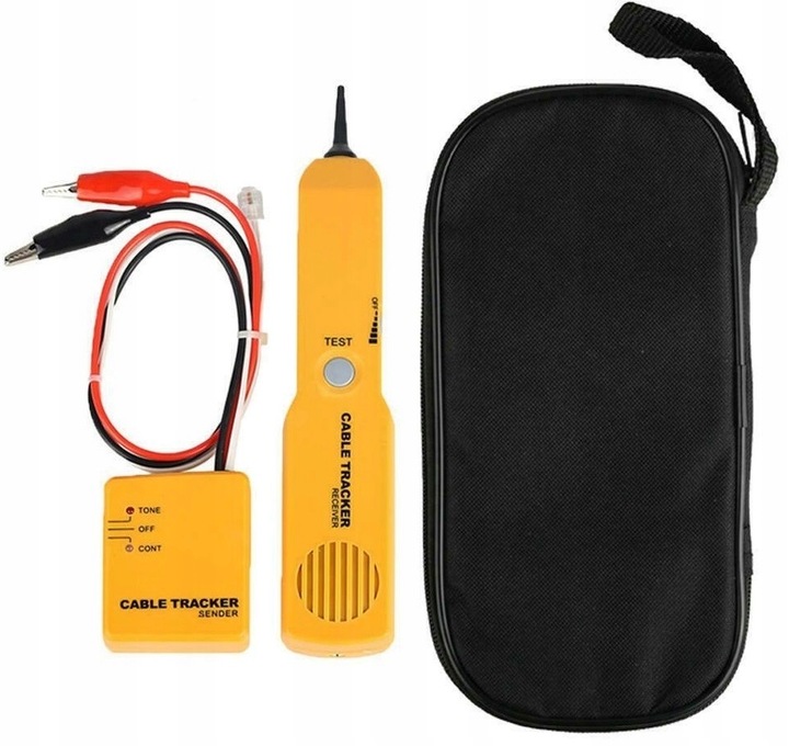 DETEKTOR MIERNIK SZUKACZ KABLI PAR PRZEWODÓW TRAKER PRZEWODÓW