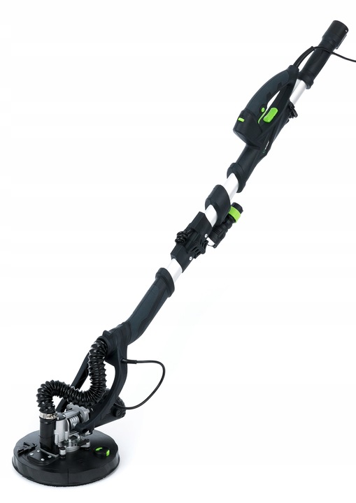 SZLIFIERKA ŻYRAFA DO GIPSU GŁADZI TYNKU LED DWIE GŁOWICE PAPIER 12x