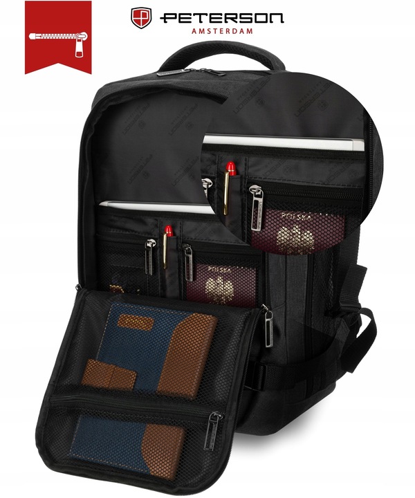 PLECAK RYANAIR WIZZAIR 40x20x25 DO SAMOLOTU PODRÓŻNY BAGAŻ PODRĘCZNY