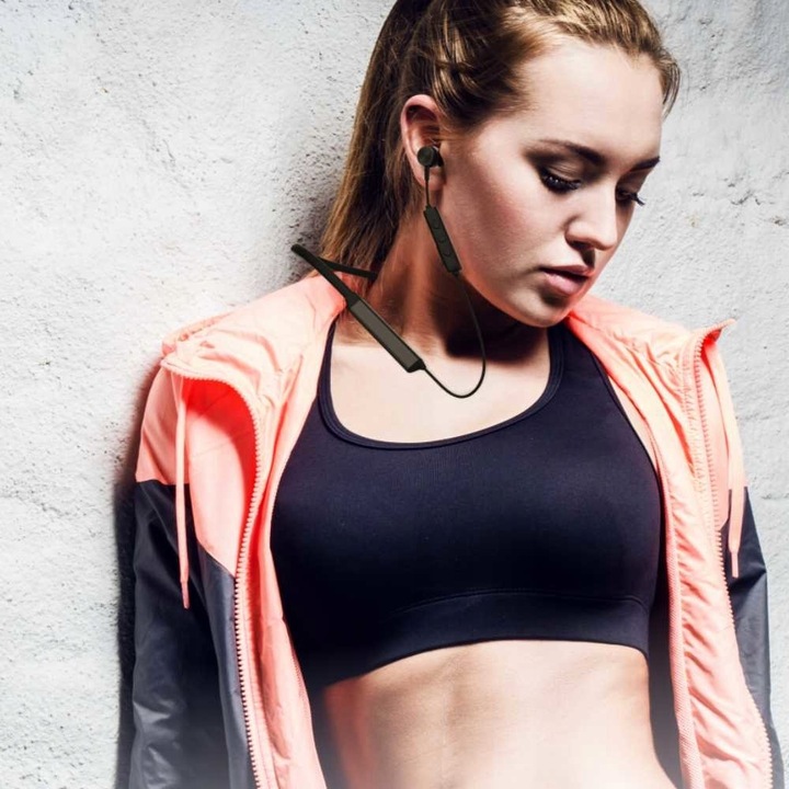 SŁUCHAWKI BEZPRZEWODOWE DOUSZNE BLUETOOTH Z MIKROFONEM MANTA OLYMPIC