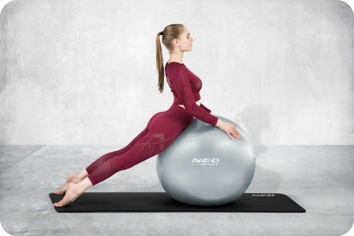 DUŻA PIŁKA DO ĆWICZEŃ FITNESS 75cm GIMNASTYCZNA