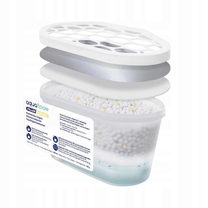 12x pochłaniacz wilgoci osuszacz na wilgoć jaśminowy 400 ml AquaFloow