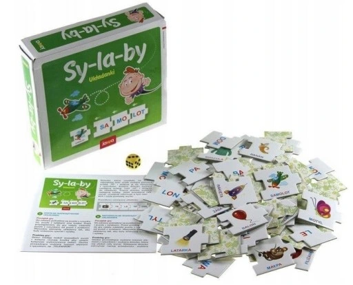 Gra dla 6 Latka Sylaby EDUKACYJNA Logiczna ZABAWA