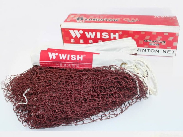 Siatka Do Badmintona Siatkówkę Nylonowa Profesjonalna 604 cm WISH WS4001