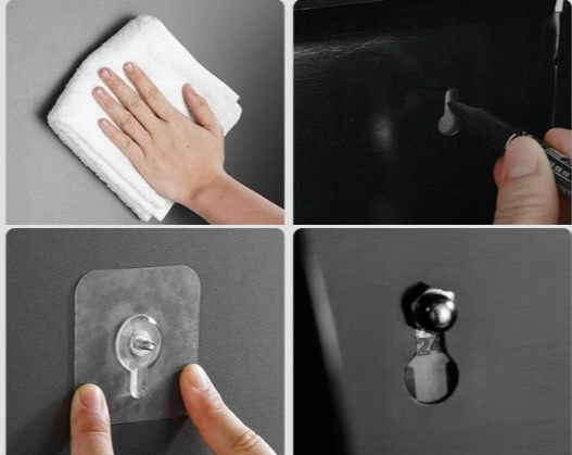 Uchwyt na Papier Toaletowy z Półką Wieszak Czarny POJEMNIK NA CHUSTECZKI WC