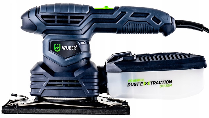 SZLIFIERKA MIMOŚRODOWA OSCYLACYJNA ELEKTRYCZNA WUBER Z REGULACJĄ 3w1 1300W