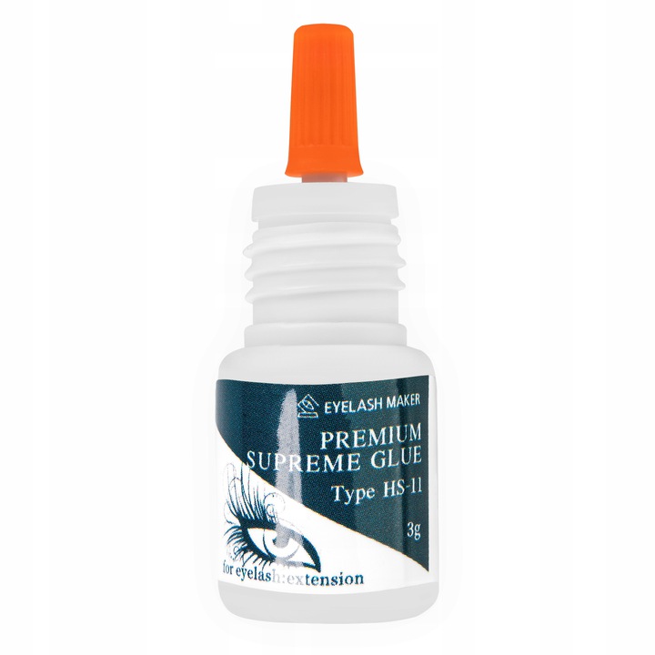 SZYBKOSCHNĄCY KLEJ DO RZĘS PROEFESIONAL LASHES HS-11 3gr 3 ml +WORECZEK UV