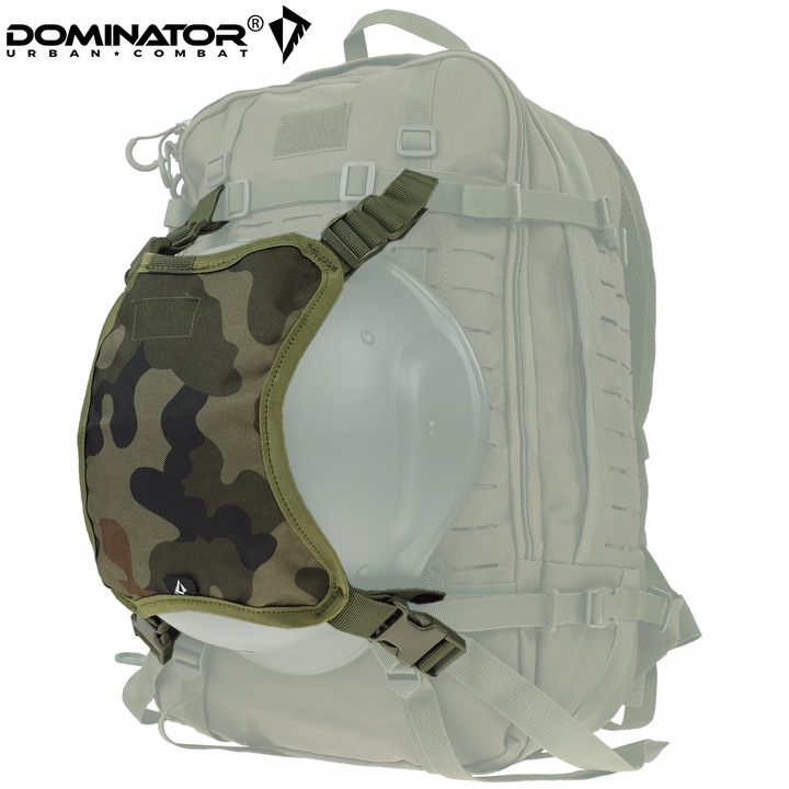 UCHWYT NA HEŁM KASK OCHRONNY KARIMATĘ ŚPIWÓR NOSZAK NA PLECAK PL CAMO wz.93