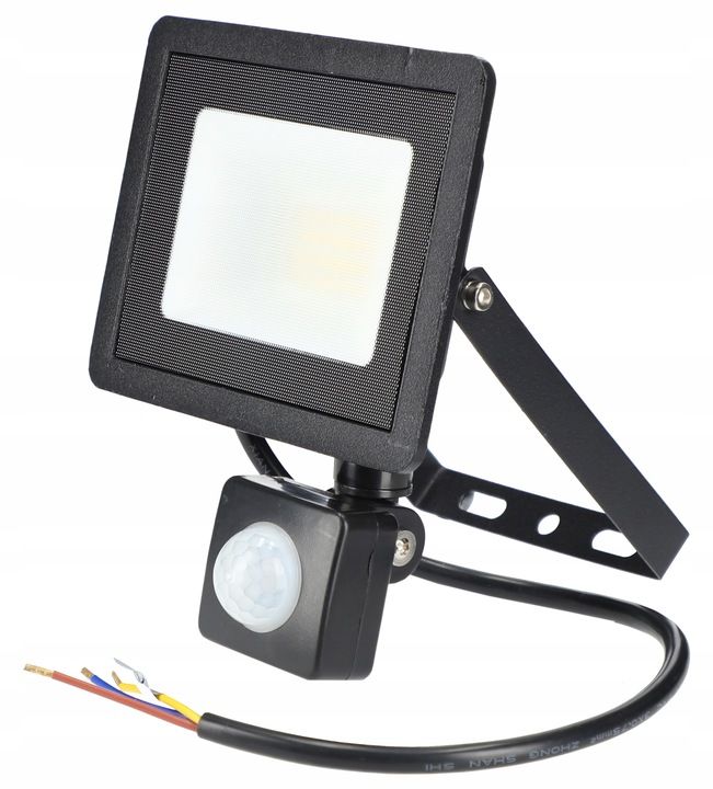 Naświetlacz LED SLIM 20W halogen z CZUJNIK RUCHU i zmierzchu reflektor
