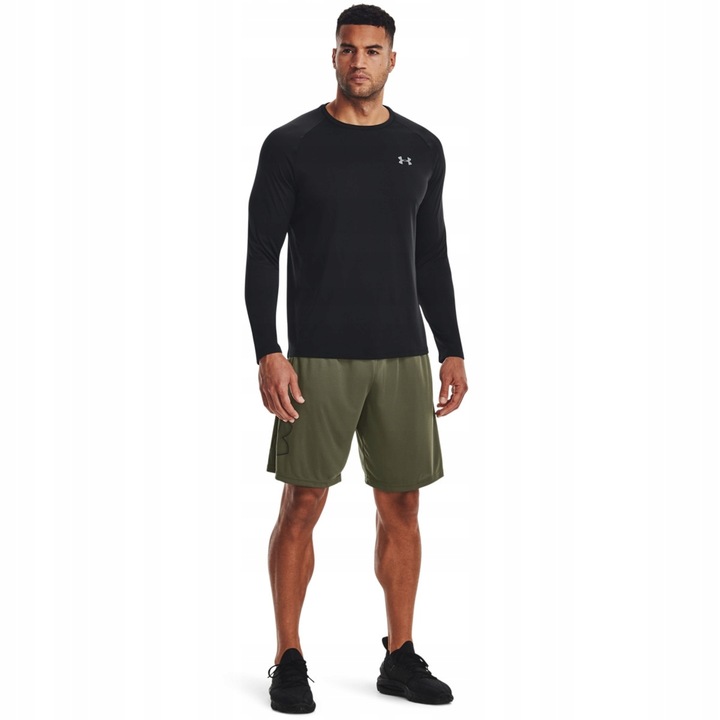 Męskie spodenki treningowe UNDER ARMOUR TECH GRAPHIC SHORT - oliwkowe/khak