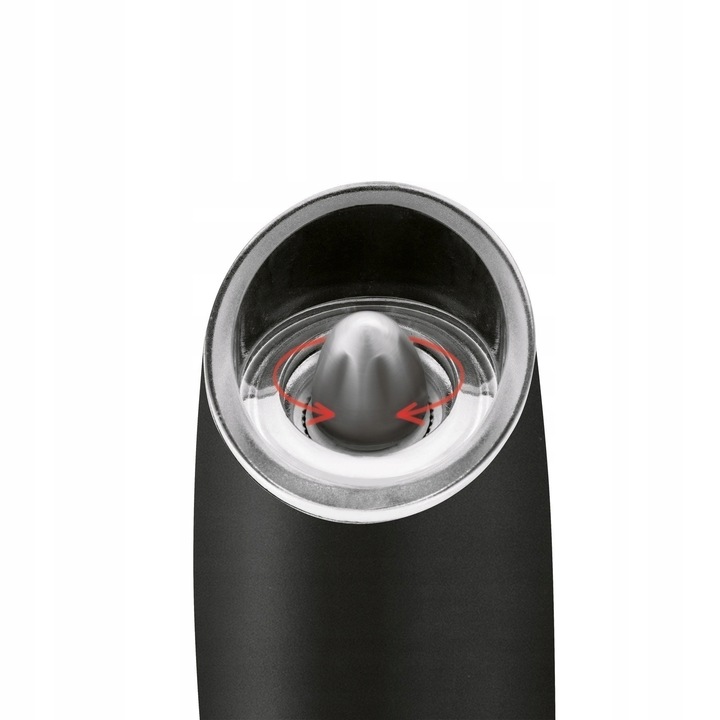 Zestaw 2x MŁYNEK ELEKTRYCZNY PIEPRZU i SOLI biały i czarny Konighoffer Luca