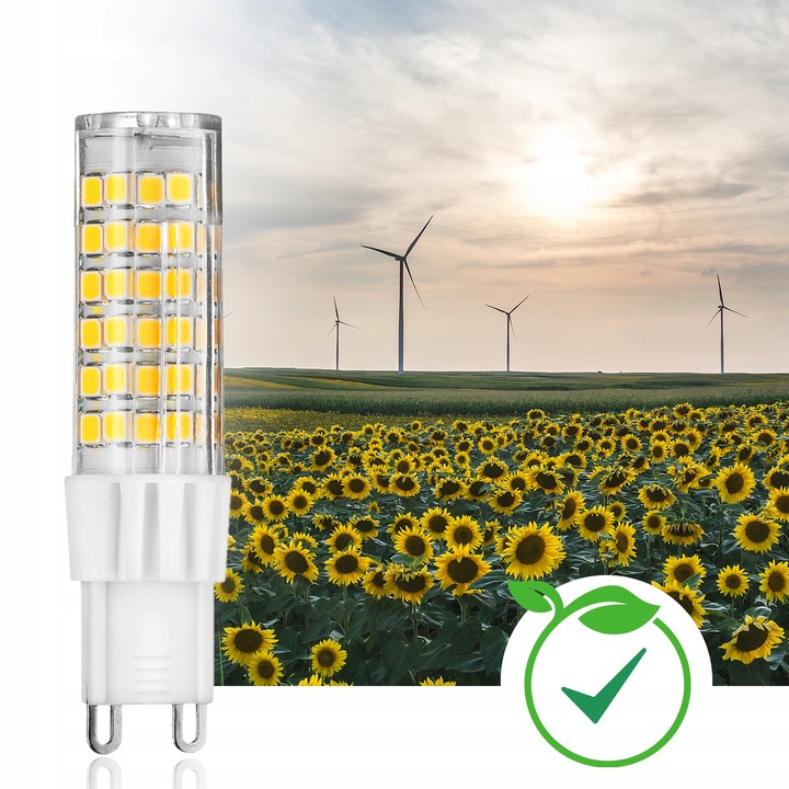 6X Żarówka LED G9 12W =95W ciepła neutralna zimna Premium LEDLUX nie