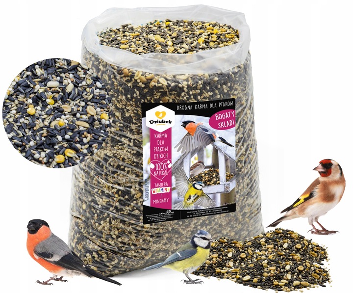 KARMA PREMIUM SŁONECZNIK ORZECH ZIARNO DO KARMNIK DLA DZIKICH PTAKÓW