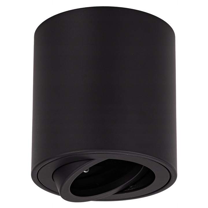 Oprawa natynkowa halogenowa TUBA LED GU10 Ruchoma CZARNA SPOT sufitowa