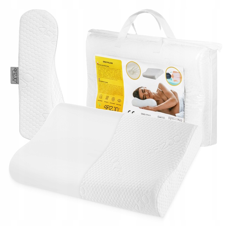 PODUSZKA ORTOPEDYCZNA PROFILOWANA Z PIANKI MEMORY REHABILITACYJNA DO