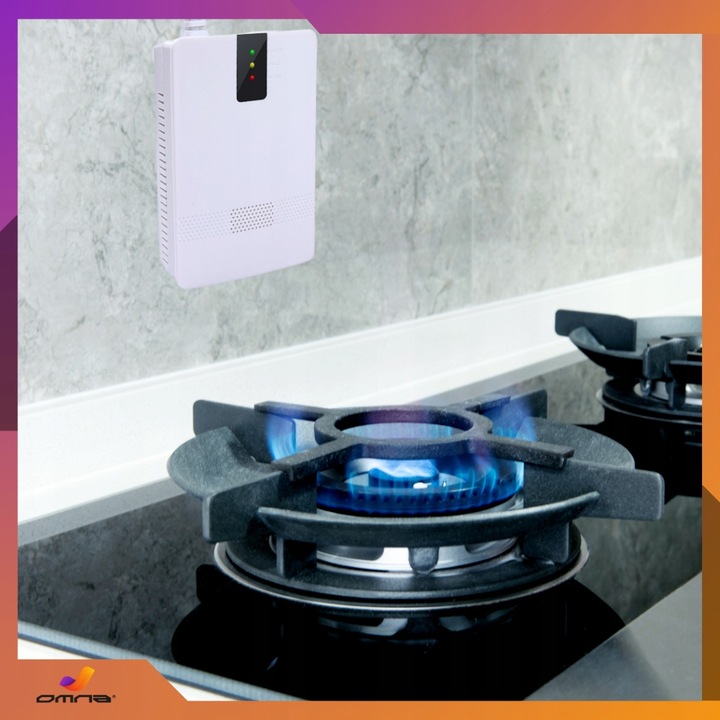 Czujnik gazu ziemnego LNG metan detektor 230V, ochrona bezpieczeństwo