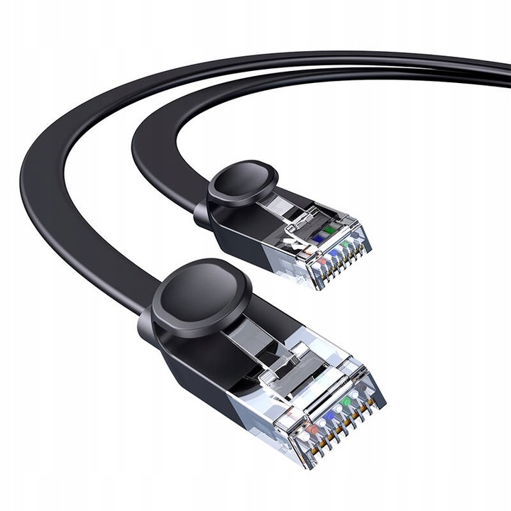 BASEUS PŁASKI KABEL SIECIOWY INTERNETOWY LAN ETHERNET RJ45 CAT 6 10GBPS 15M