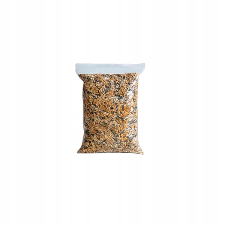 Karmnik dla ptaków drewniany domek budka z drewna biało szary Karma