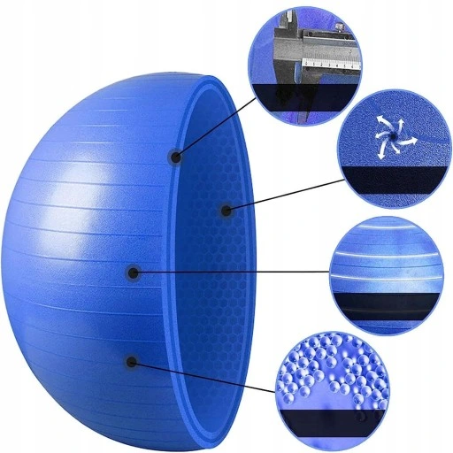 PIŁKA GIMNASTYCZNA FITNESS DO ĆWICZEŃ REHABILITACYJNA PILATES W CIĄŻY 65 cm