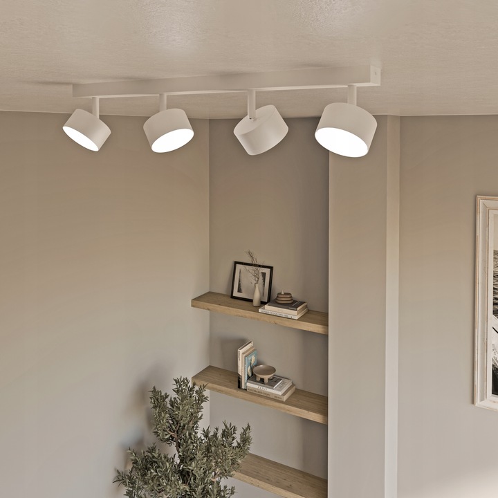 Oprawa Halogenowa 4X GX53 Lampa Sufitowa Natynkowa Ruchoma Kinkiet