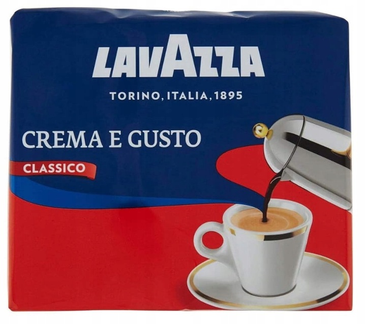 Kawa na włoski rynek mielona Caffe' Crema e Gusto classico 2x250g -