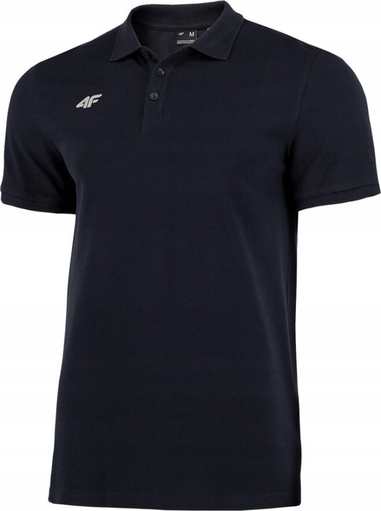 4F KOSZULKA POLO GRANATOWA POLÓWKA 100% BAWEŁNA TSM008B r. L
