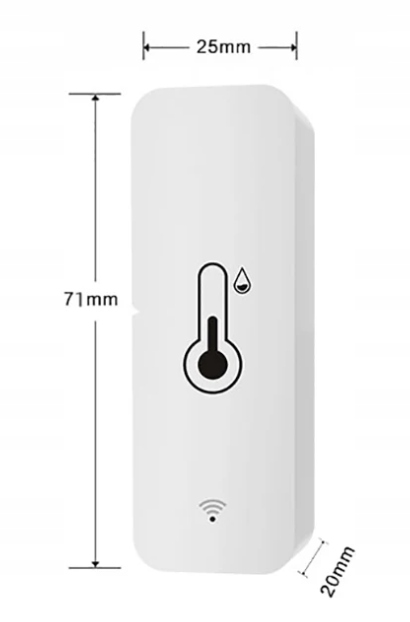 Czujnik temperatury i wilgotności WIFI TUYA SMART LIFE bezprzewodowy