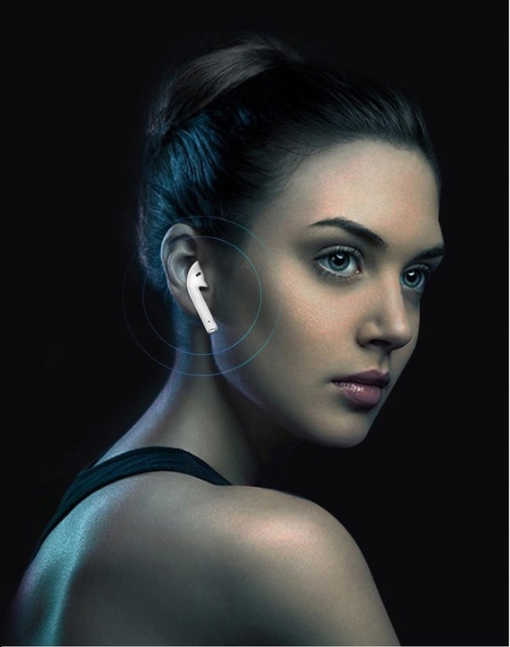 SŁUCHAWKI BEZPRZEWODOWE TWS i1000 do IOS ANDROID SPORTOWE DOUSZNE MIKROFON